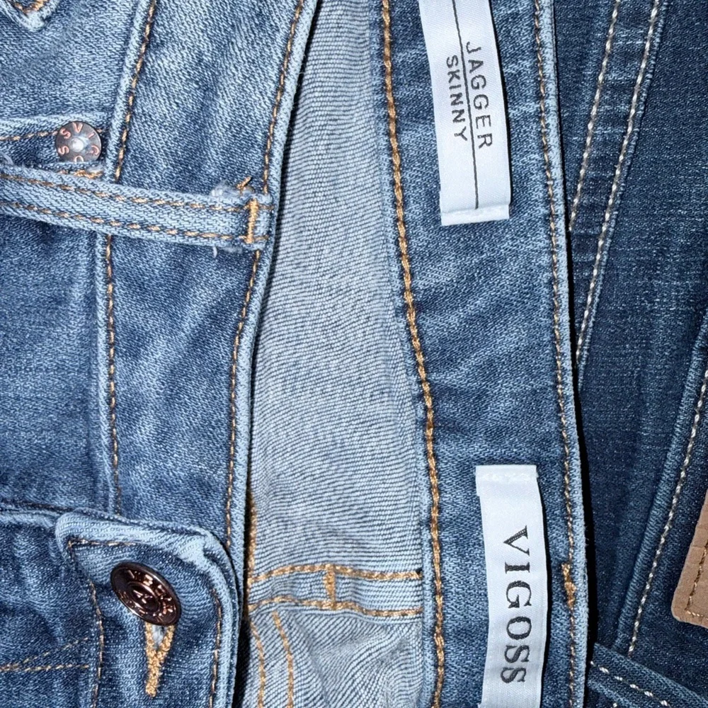 Vigoss Light Blue Straight Leg Jeans - Picture 4 of 6